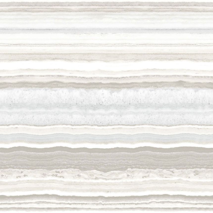 Grau-beige marmorierte Vliestapete für die Wand 337235, Matières - Stone, Origin