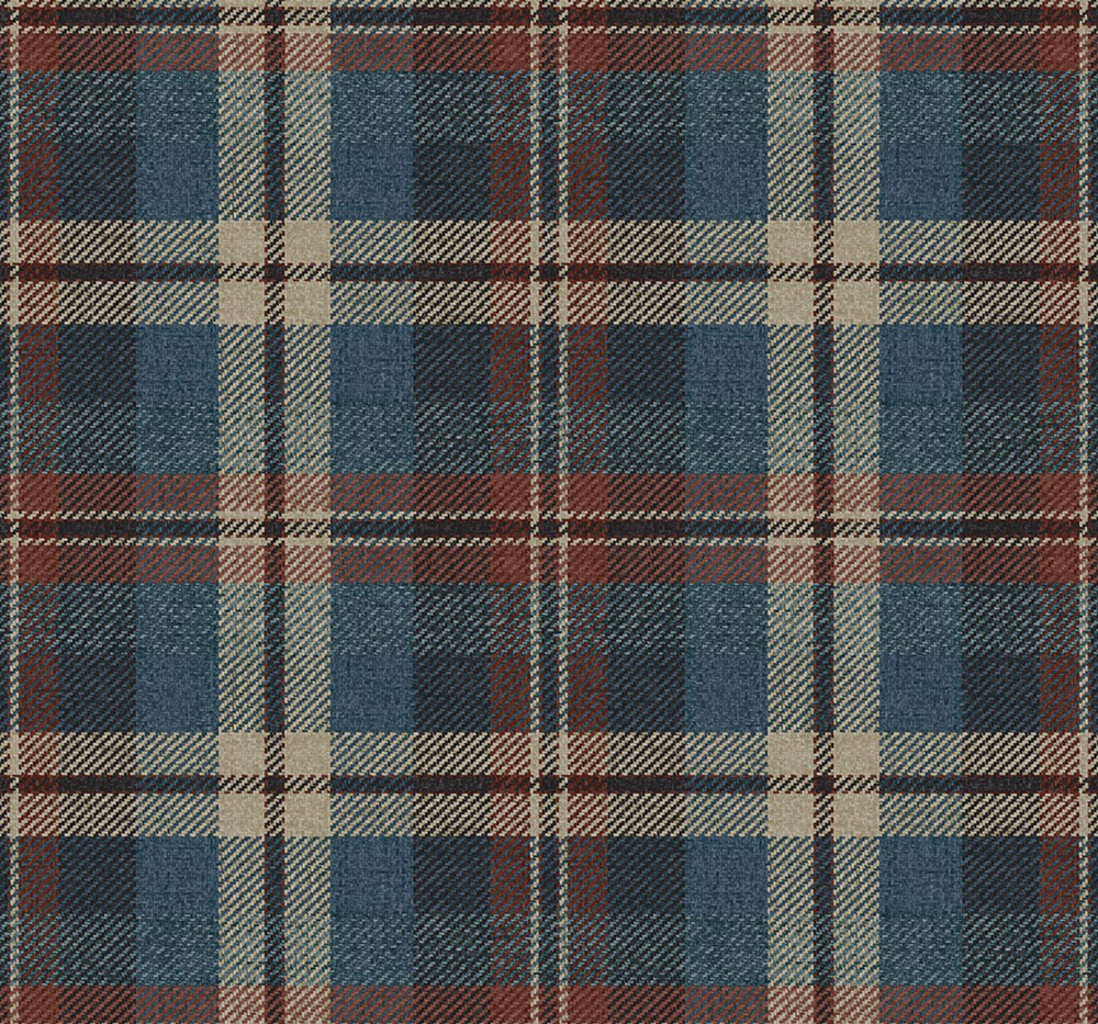 Tapete „Dundee“, rot, beige, CA10101, Carl Robinson Edition 24 „The Highlands“