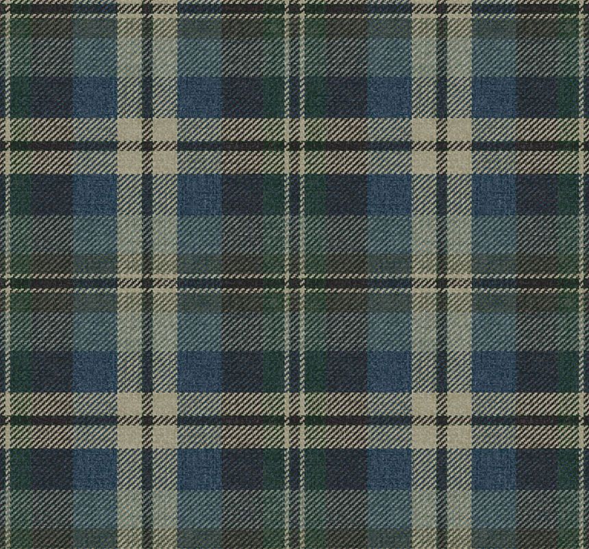 Tapete „Dundee“, blau, braun, CA10102, Carl Robinson Edition 24 „The Highlands“