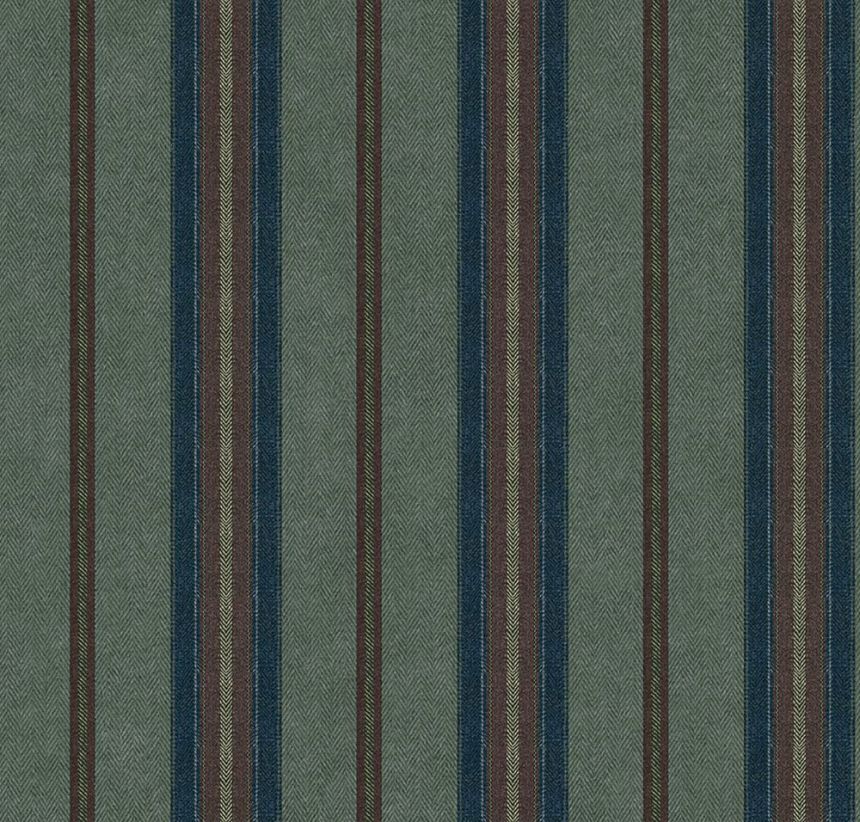 Tapete „Pitlochry“, grau-grün, schwarz, CA10301, Carl Robinson Edition 24 „The Highlands“