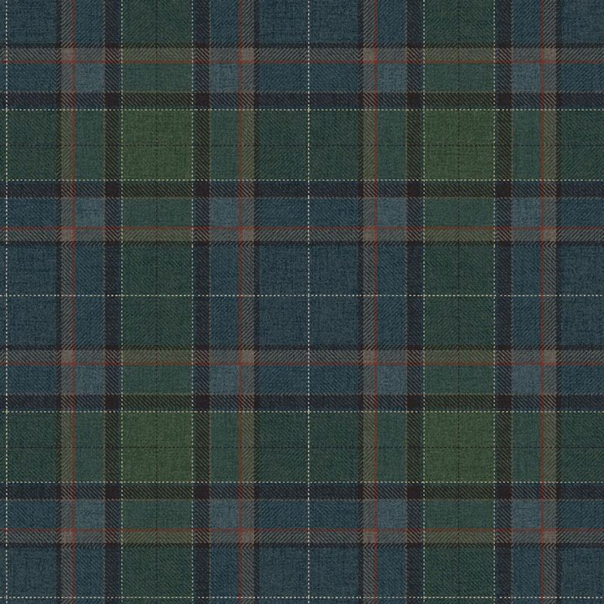 Tapete „Stirling“, blau, grün, CA10422, Carl Robinson Edition 24 „The Highlands“