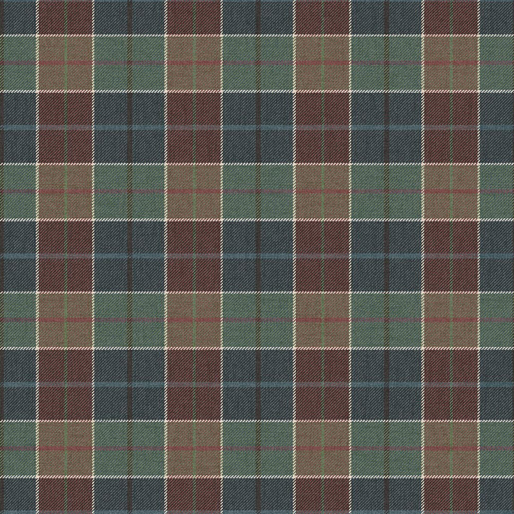 Tapete „Melrose“, blau-cremefarben, CA10501, Carl Robinson Edition 24 „The Highlands“