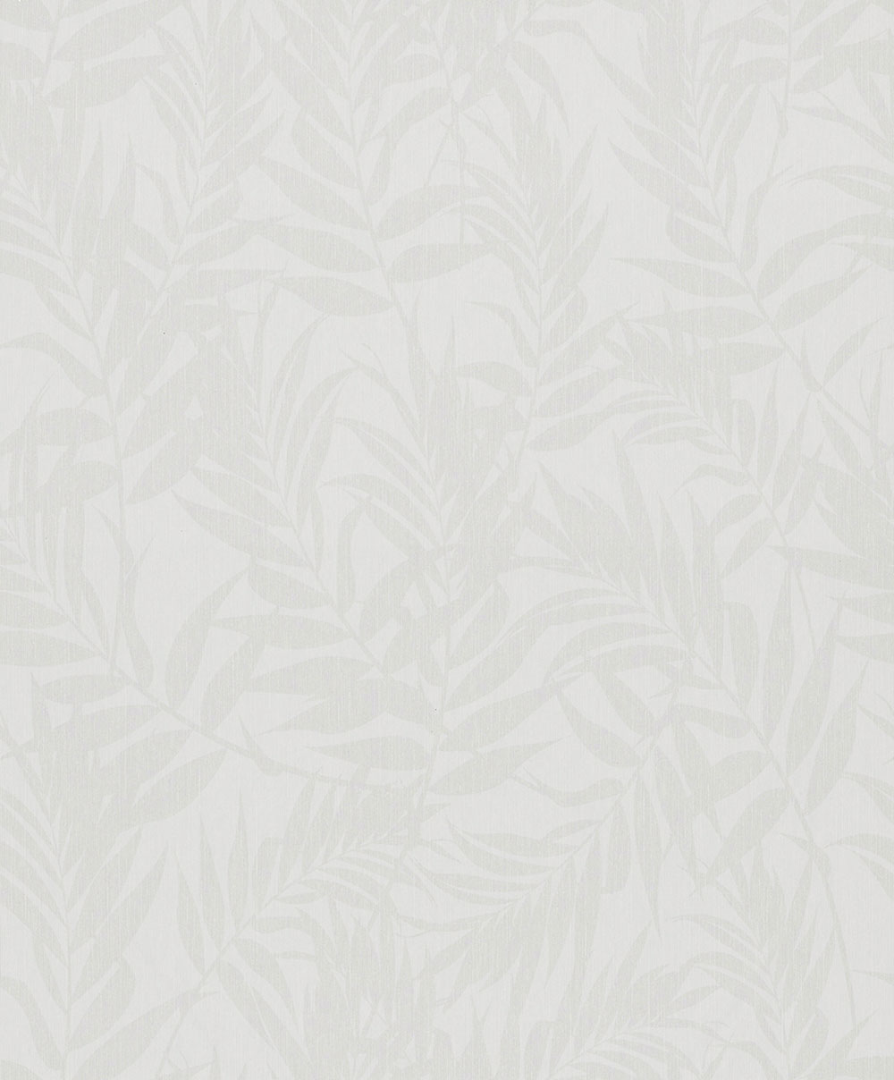 Tapete mit Blattmotiv, beige-grau (Ecru), 82590, Pia, Novamur