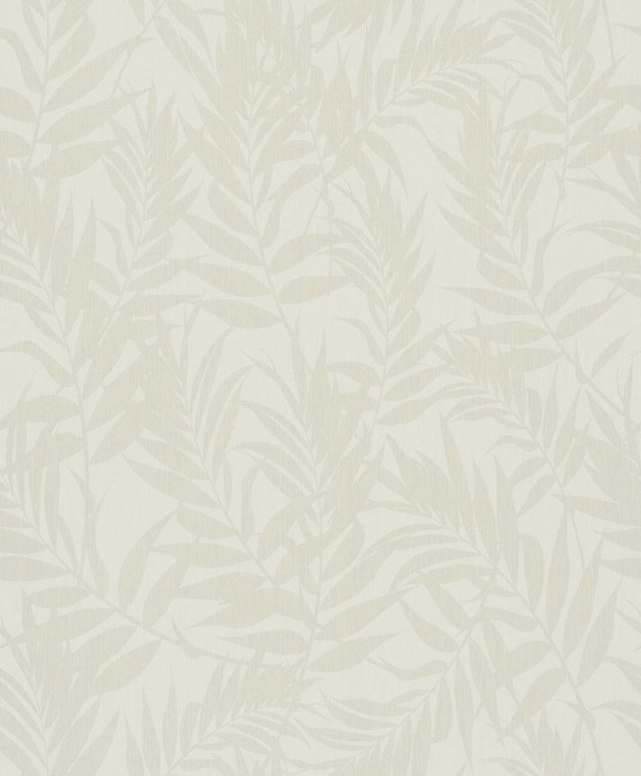 Tapete mit Blattmotiv, beige-cremefarben, 82591, Pia, Novamur
