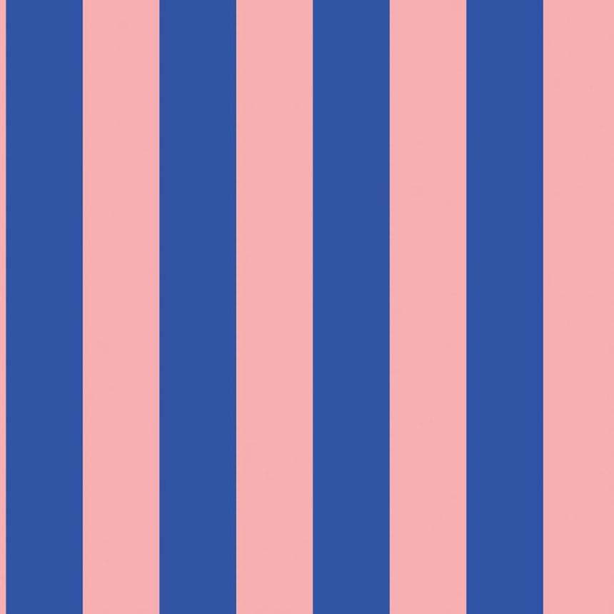 Tapete mit Streifen, blau, rosa, 139907, Color Pop, Esta Home