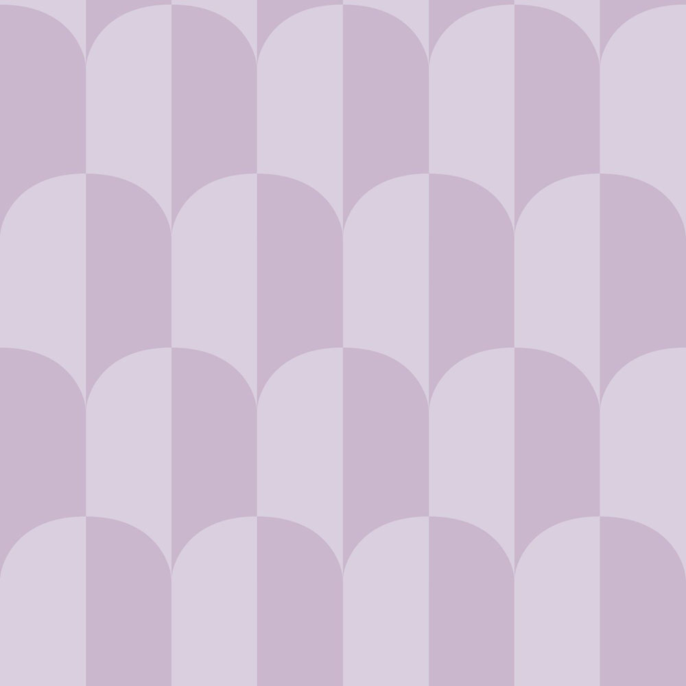 Tapete mit Art-Déco-Muster, violett, 139987, Color Pop, Esta Home