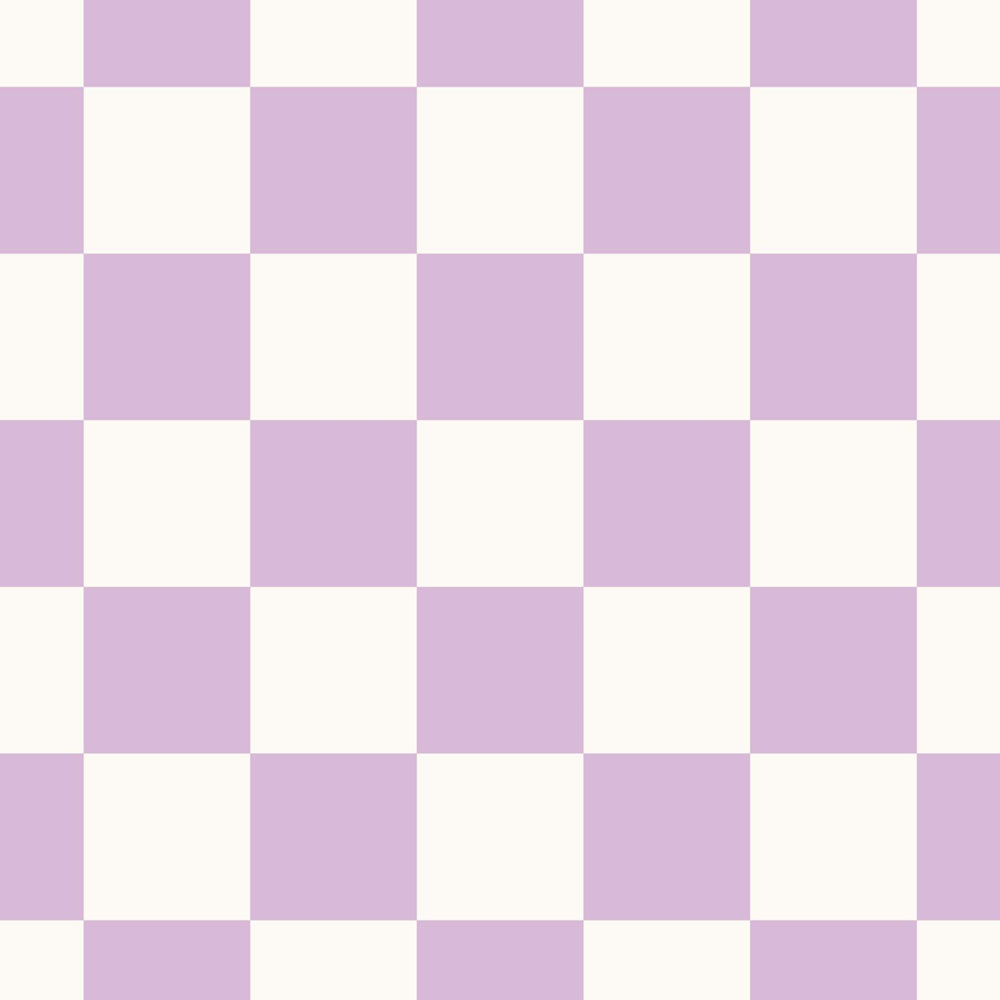 Tapete mit Schachbrettmuster, violett, weiß, 139997, Color Pop, Esta Home