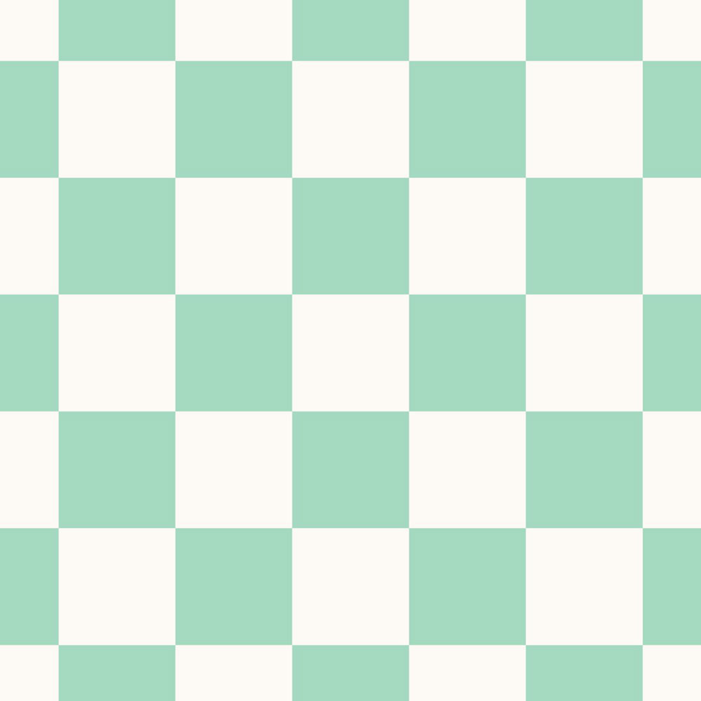 Tapete mit Schachbrettmuster, grün, weiß, 139999, Color Pop, Esta Home
