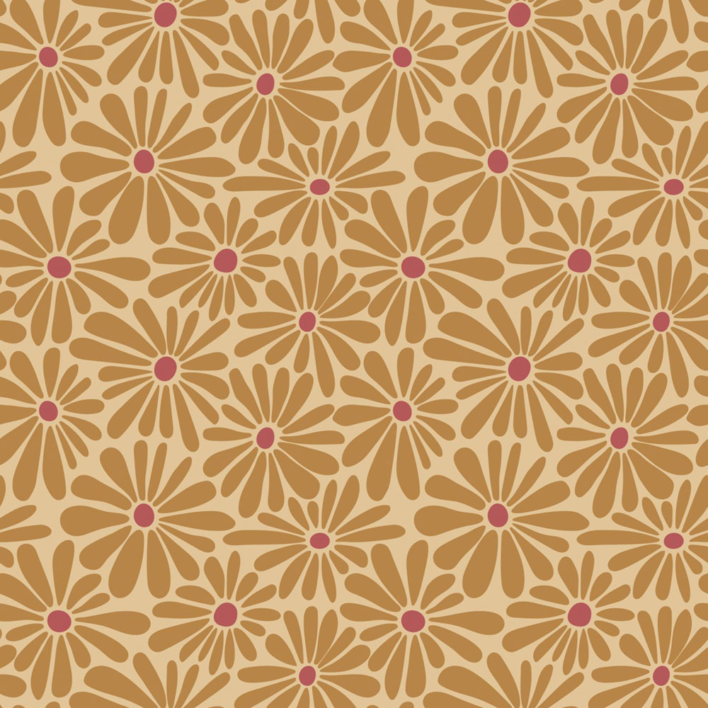 Blumentapete, braun, weinrot, 131152, Color Pop, Esta Home