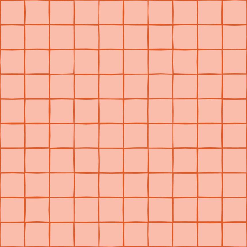 Tapete mit Gittermuster, rosa, rot, 131596, Color Pop, Esta Home