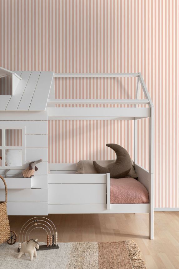 Tapete mit Streifen, rosa, 130950, Color Pop, Esta Home