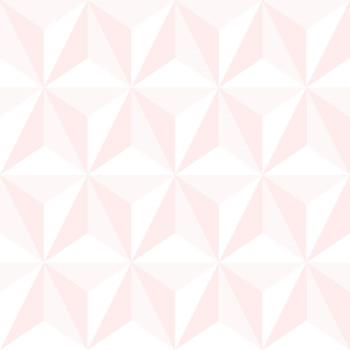 Rosa-weiße Vliestapete für die Wand, 3D-Sternenmuster 138911, Little Bandits, Esta