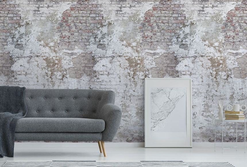 Tapete wandbilder Ziegel  A42301, 159 x 280 cm, One roll, Collector, Murals, Grandeco
