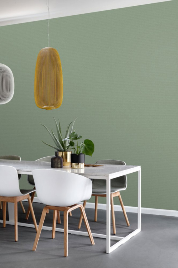 Grüne Tapete, Stoffimitat, Vliestapete 148745, Blush, Esta Home