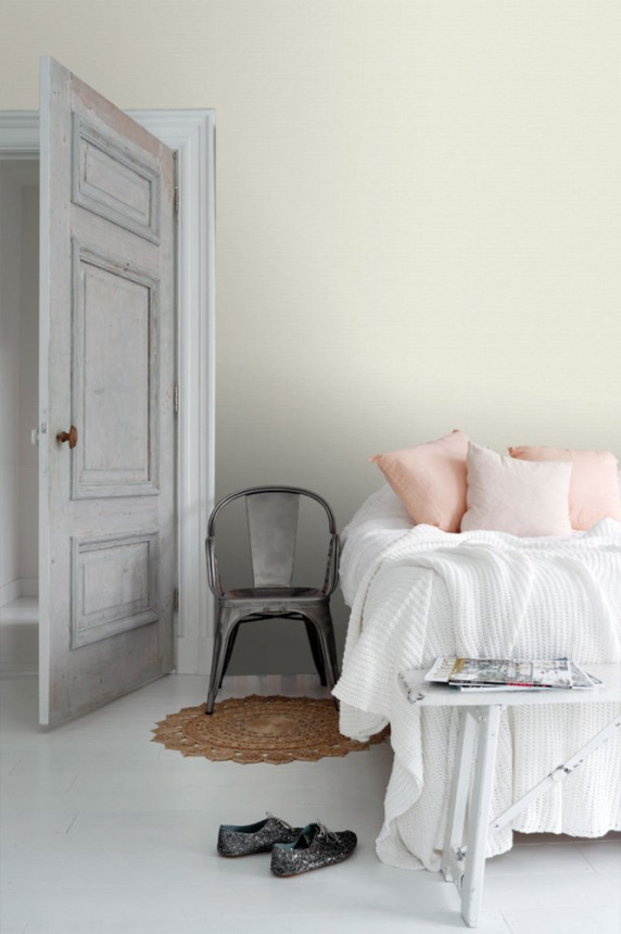 Graue Tapete, Stoffimitat, Vliestapete 148739, Blush, Esta Home