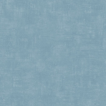 Blaue einfarbige Tapete, Vliestapete M50401, Arty, Ugépa
