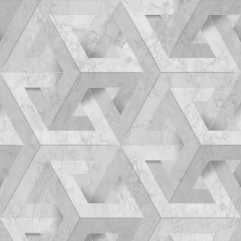 Geometrische marmorierte Tapete 234719, Premium Selection, Vavex