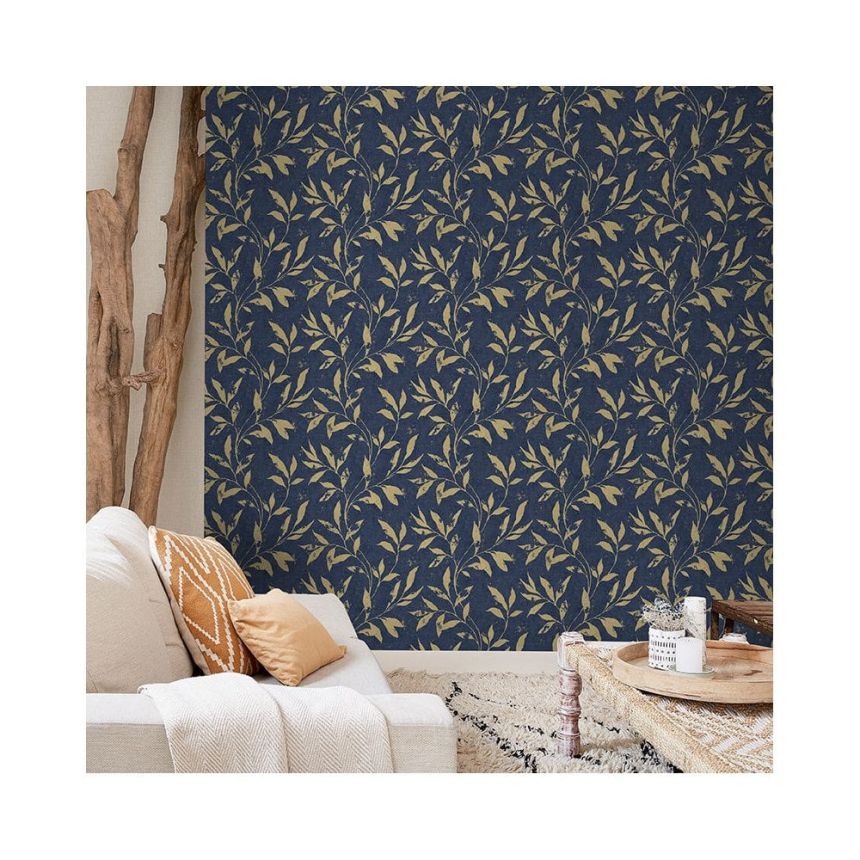 Blaue Tapete mit Blumen A48302, Vavex 2024