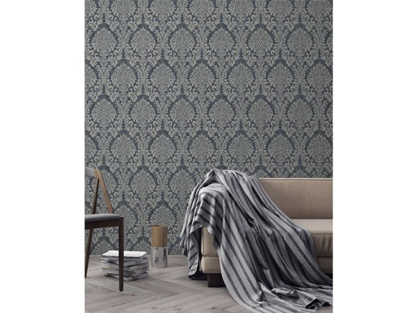 Blaue Tapete mit Ornamenten A50101, Vavex 2024