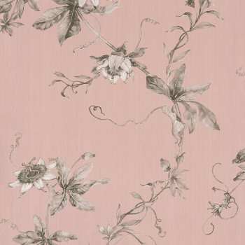 Rosa Tapete, Blumen, 220902, Preloved, BN Walls