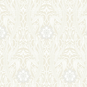 Beige vorgeklebte Tapete -Ornamenten DM4993, Damask, York