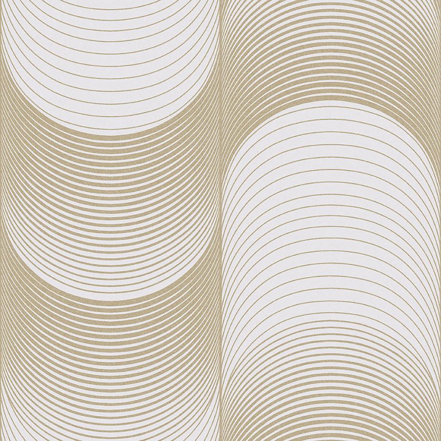 Luxustapete goldene Wellen 115075 Eternal, Graham&Brown